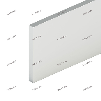 ± 1% Toleranz Silber-anodierte flache Aluminiumprofile für Wohnanwendungen