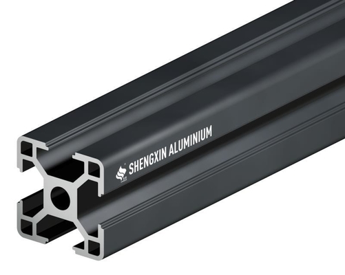Dekorationen Schwarz Anodisiertes T-Schlitten Aluminium Extrusionsprofil 2020 4040 4545 4080 8080