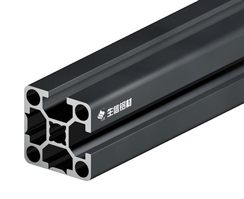 Dekorationen Schwarz Anodisiertes T-Schlitten Aluminium Extrusionsprofil 2020 4040 4545 4080 8080