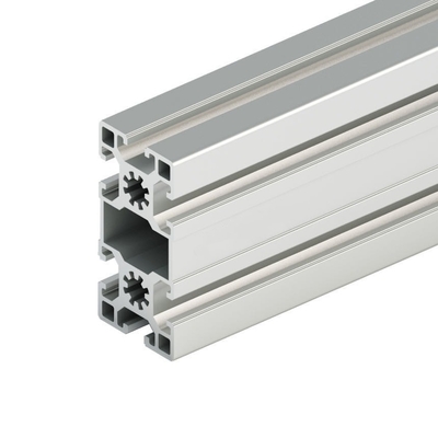 Temper T3-T8 angepasste Aluminium-Extrusionsprofile 40*80 mit Silber-Anodisierung