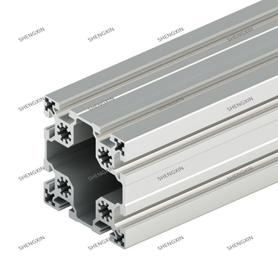 T-Schweißdienst Anodisierte Silber-Aluminium-Extrusionsprofile für individuelle Größen