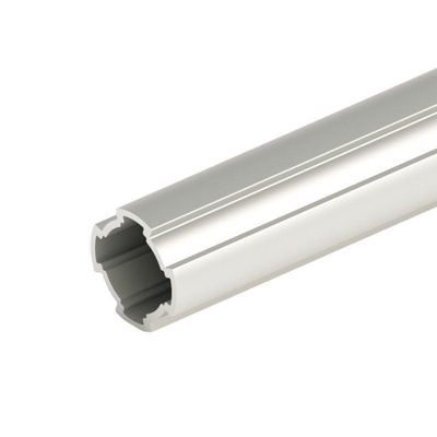 ±1% Toleranz Silber-Anodierte Aluminium-Extrusionsrohrprofile für Energiestrukturen
