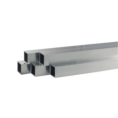 Holzfarbe Aluminium Quadratrohr mit Schweißdienst 1.5x0.75mm individuell gestaltete Dicke