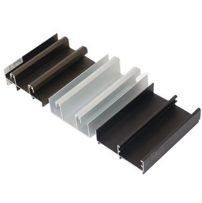 OEM-Aluminium-Extrusionsprofile in kundenspezifischen Farben für die Anodisierung von Türen und Fenstern