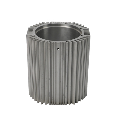 Silberanodisierte Aluminium-Extrusionsprofile für Motorgehäuse in individueller Größe