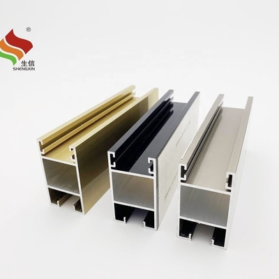 6063 Aluminiumlegierung Shengxin Champagner Bronze Anodisiertes Türfensterprofil für den Markt