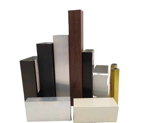 Modernes Design angepasste Farbe Anodisierte AL-Profile 6063 Fenster Aluminiumprofil