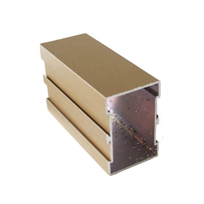 Custom 6063 Aluminiumlegierung Louver Küchenschrank Trennwand Schrank Extrudierte Profile