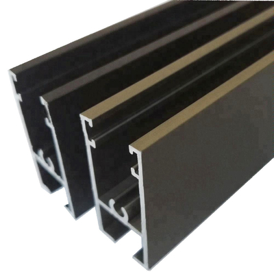 Custom 6063 Aluminiumlegierung Louver Küchenschrank Trennwand Schrank Extrudierte Profile