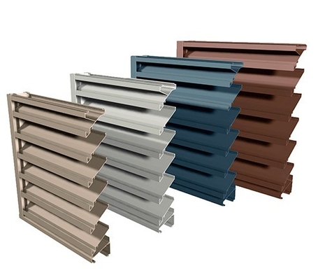 Aluminium-Rollerblind-Pelmets-Extrusionsprofil mit Stanzbohrung von oben