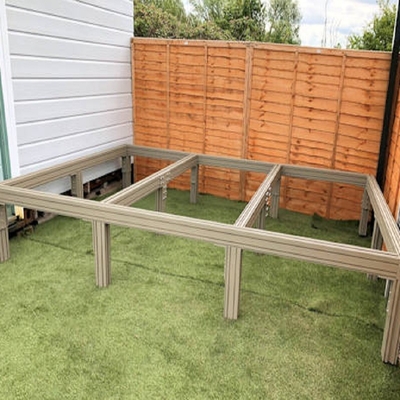 Shengxin Aluminium-T-Form-Aluminium-Decking-Scheiben mit Aluminium-Extrusionsprofil