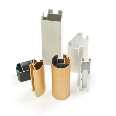 Auf Wunsch des Kunden Quadratische und runde Aluminiumprofile Rundrohr für Vorhangstangen