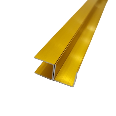 Zusammengestellte Dicke Gold Aluminium Profil Streifen mit Aluminium U-Kanal Profil