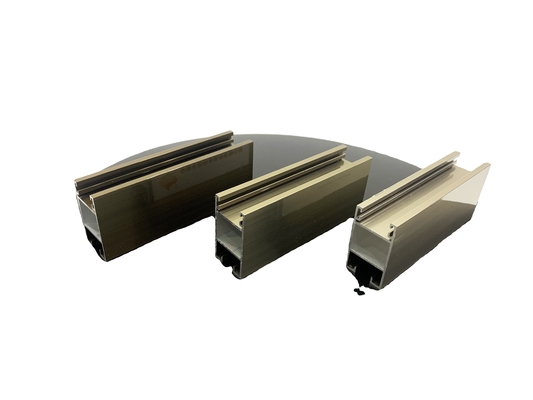 Pulverbeschichtung Quadrat Aluminiumprofil für Fenster und Türen GB5237-2008 Standard