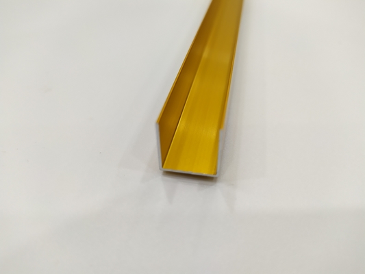 Profile für die Verteilung von Goldfarben-Aluminium-Extrusionsprofilen