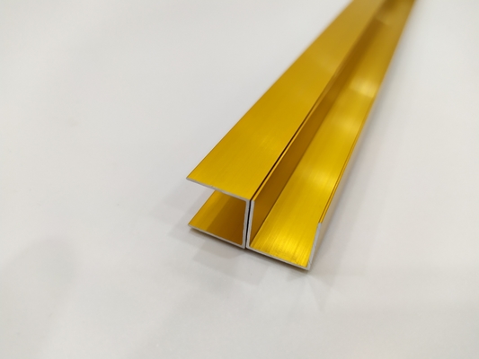 Profile für die Verteilung von Goldfarben-Aluminium-Extrusionsprofilen