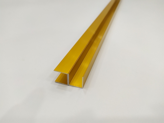 Profile für die Verteilung von Goldfarben-Aluminium-Extrusionsprofilen