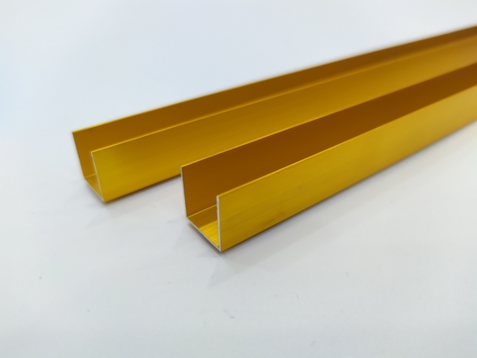 Shengxin U-Kanal Aluminiumprofile Goldfarbe Aluminium Extrusionsprofil