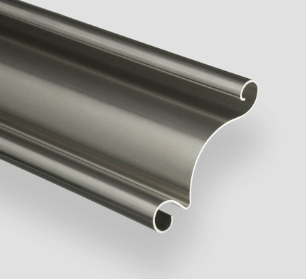 5.8-6.0M Länge Aluminium Keder Schiene für Zeltrahmen Korrosionsbeständige Mühle Oberfläche