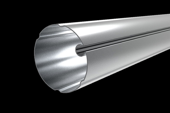 5.8-6.0M Länge Aluminium Keder Schiene für Zeltrahmen Korrosionsbeständige Mühle Oberfläche