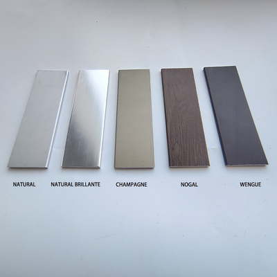 ISO-zertifiziertes Pulverbeschichtetes Aluminiumprofil für Fenster- und Türrahmen aus Mexiko 6063 Legierung