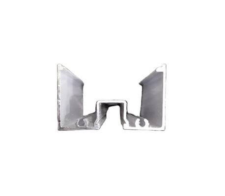 Chemische Zusammensetzung Schiebetürprofile aus Aluminiumlegierung mit Cabezal und Zoclo