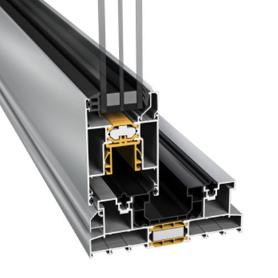 Aluminiumlegierte Extrusionsprofile für Türen und Fenster der Klasse 6000