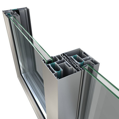 Aluminiumlegierte Extrusionsprofile für Türen und Fenster der Klasse 6000
