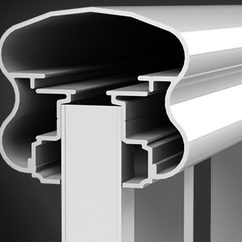 Aluminiumprofil für Glasgeländer der Serie 6000