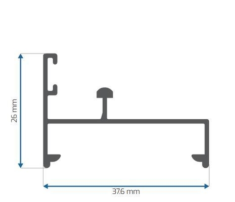 Mexiko Fenster und Türen Aluminium Extrusionsprofile Anodisierungspulverbeschichtung Werkzeug Finish