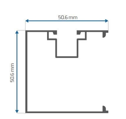Mexiko Fenster und Türen Aluminium Extrusionsprofile Anodisierungspulverbeschichtung Werkzeug Finish