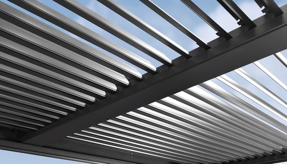 Temperatur T3-T8 Pergola aus Aluminium mit Verstelldach von Shengxin Aluminium
