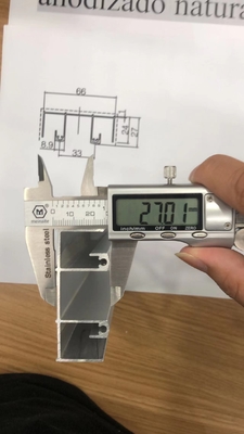 2023 Bolivien Fenster- und Türprofile aus Aluminium für Strukturprofile Linie 20 Linie 25