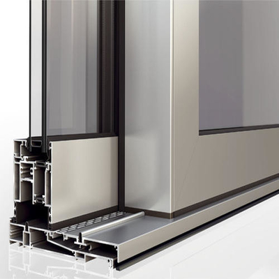Polymer Tür Typ 6063 Aluminiumprofile für den Innenhof Aluminiumprofile de Aluminio