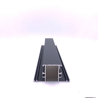 Aluminiumprofil Schwarz Anodisierungsfarbe Rechteck Kioskprofile Aluminium zum Schneiden