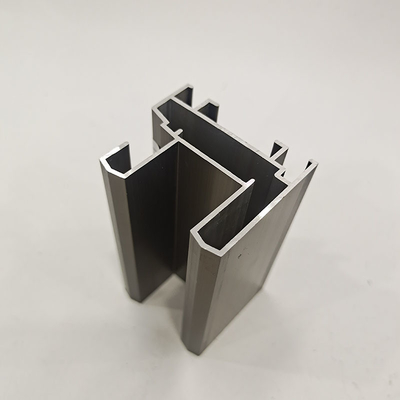 Polen Glas Küchenschrank Türen mit anodisierten gebürsteten Aluminiumprofilen OEM