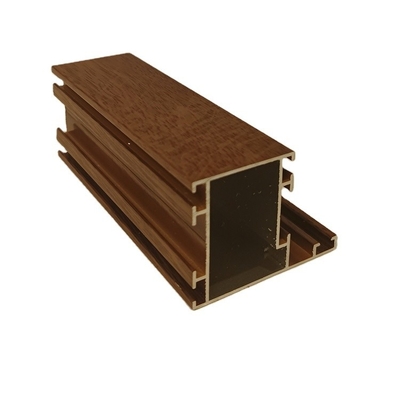 6063-T5 Holzrahmen-Bauperspektive Aluminium Extrusion mit Schub- und Ziehöffnung