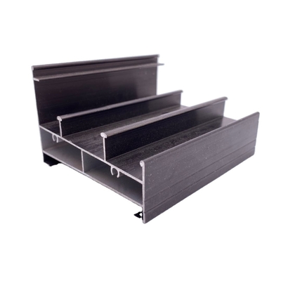 Gebäudebau Fenster und Tür Aluminiumprofil Custom Silber Anodisierung Extrusion