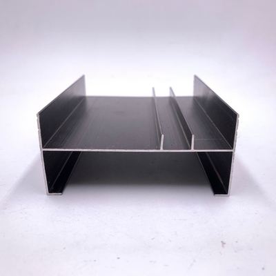 Gebäudebau Fenster und Tür Aluminiumprofil Custom Silber Anodisierung Extrusion