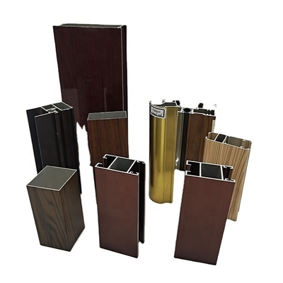 Aluminiumprofil für Schrankenfenster und Türrahmen Dicke 0,8 mm-2,0 mm Toleranz ± 3%
