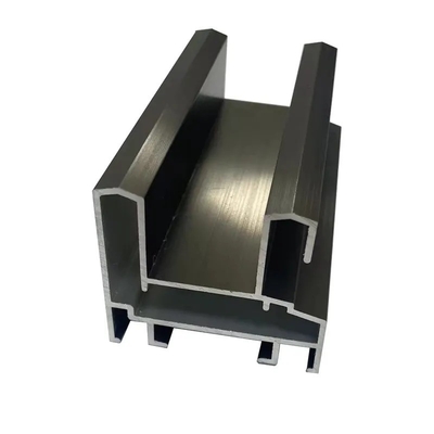 Schwarze Aluminiumprofile von Shengxin Powder Coating für Schiebetüren in der 6000er Serie