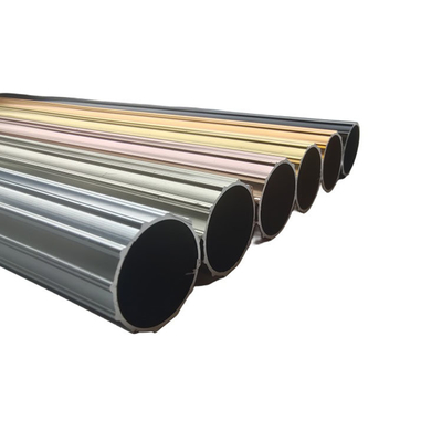 Polerierte, gebürstete, anodisierte, pulverbeschichtete Aluminiumprofile aus Holzkorn für Türen und Fenster