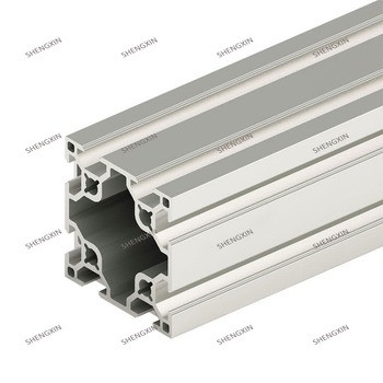 Shengxin 4040 2020 4545 4080 T Schlitz Schwarzes Silber Anodisierte Extrusionsprofile aus Aluminium