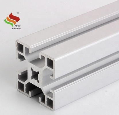 Shengxin 4040 2020 4545 4080 T Schlitz Schwarzes Silber Anodisierte Extrusionsprofile aus Aluminium