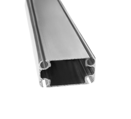 Customized Sliver Aluminium Keder Schienen Spur für Kunden Anforderung 0,8 mm-2,0 mm Dicke