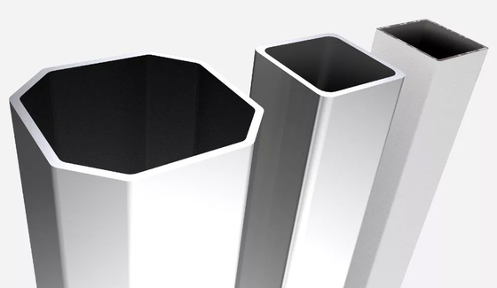 Customized Sliver Aluminium Keder Schienen Spur für Kunden Anforderung 0,8 mm-2,0 mm Dicke