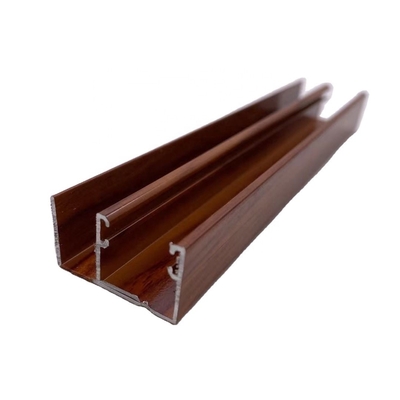 ISO9001/ISO14001/ISO18001 zertifizierte Aluminiumfenster- und Türprofile aus Holzkorn