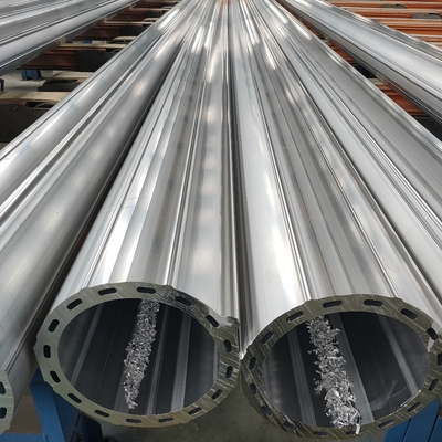Rohr Aluminium Rohre Rohre CNC-Bearbeitungsteil Aluminium Extrusionsprofile 5,8-6,0M Länge