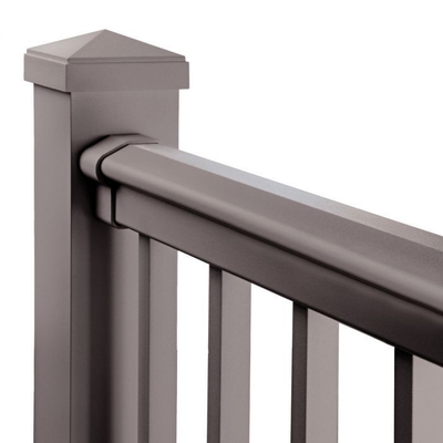 Extrudiertes Aluminium-U-Kanalprofil für Balkonbalustrade ohne Rahmen aus Glas von Shengxin