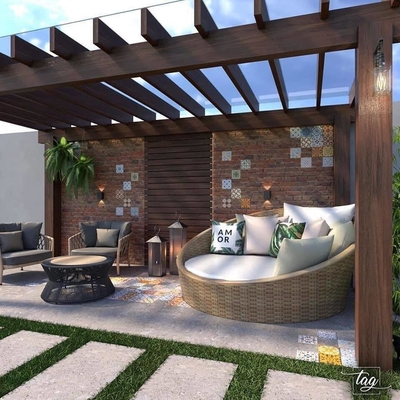 Bioklimatische Pergola aus Aluminium mit Anodisierungsrahmen und Außenpavillon